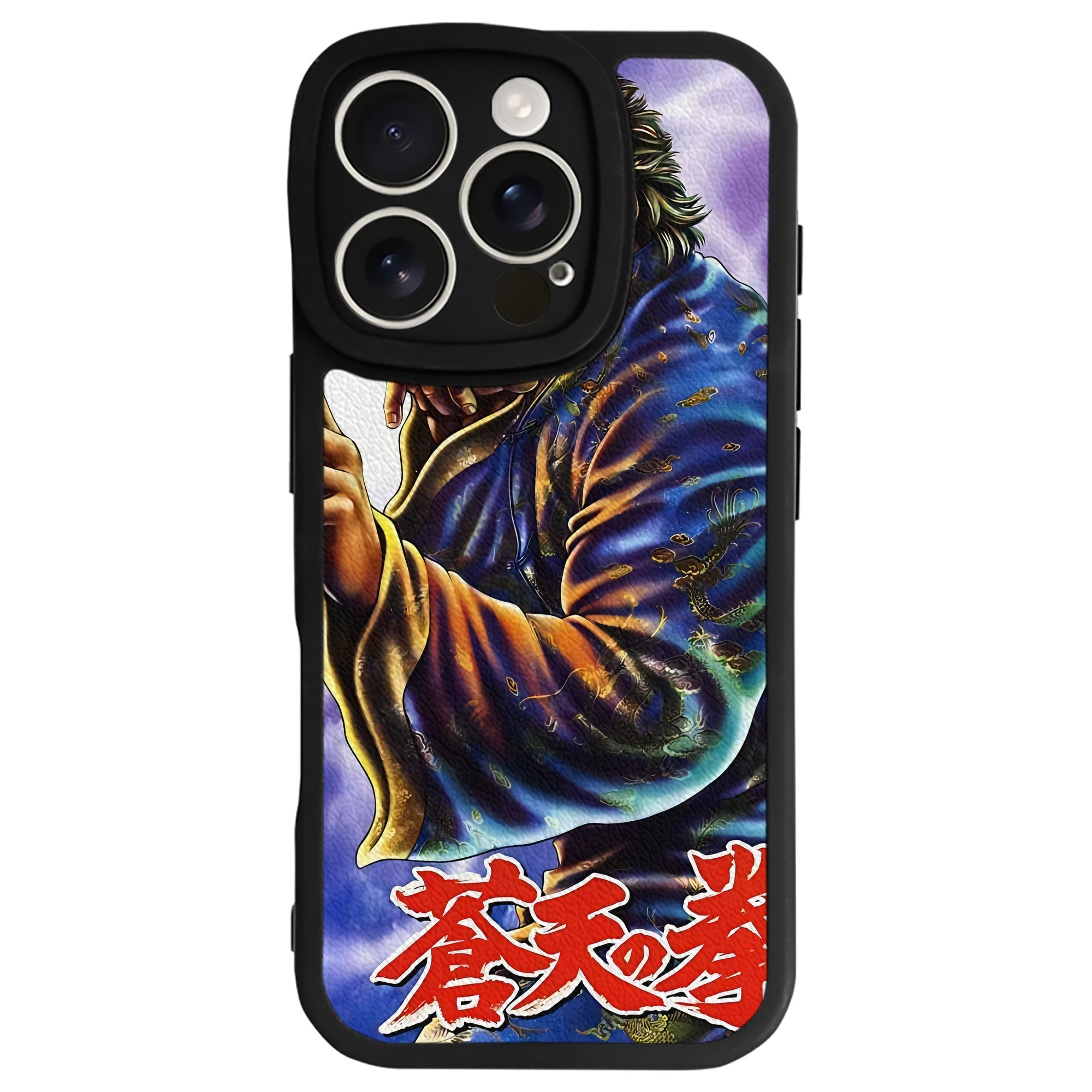 （画像用） 北斗の拳 Fist of the North Star 【iPhone 16シリーズ対応】シリコンスマホケース（レザー調） 材質：シリコン